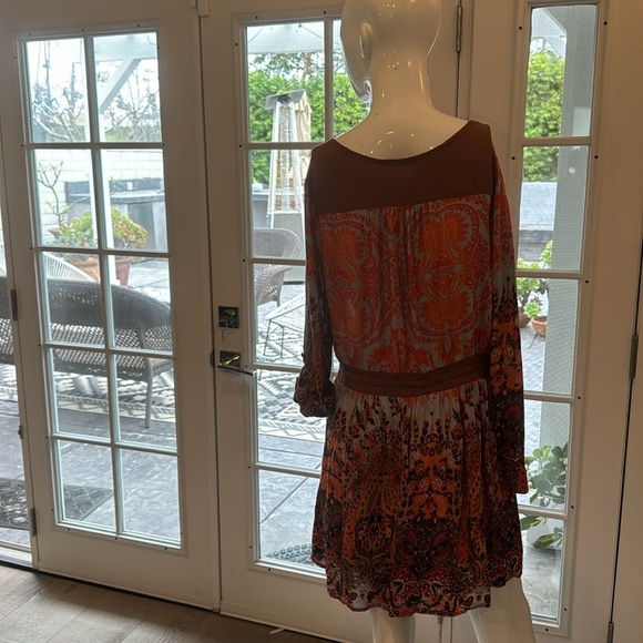 Miss Me Multiclored Paisley Print Boho Dress Size Small - Picture 7 of 14